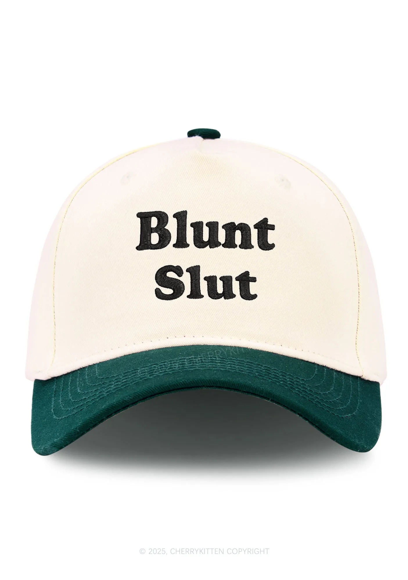 Blunt Slxt Y2K Color Block Baseball Cap Cherrykitten