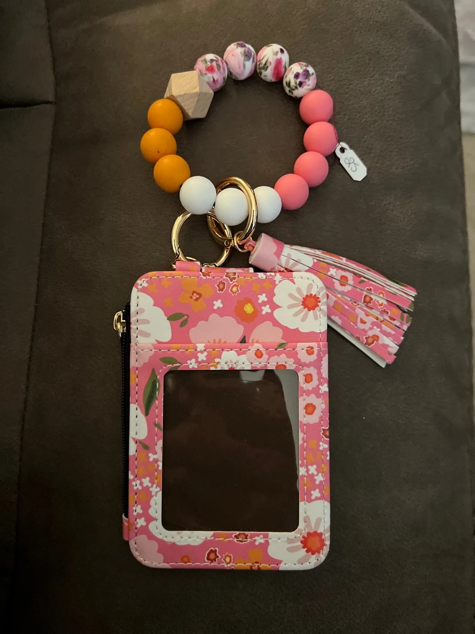 Coin Credit Card Keychains with Silicone Wristlets
