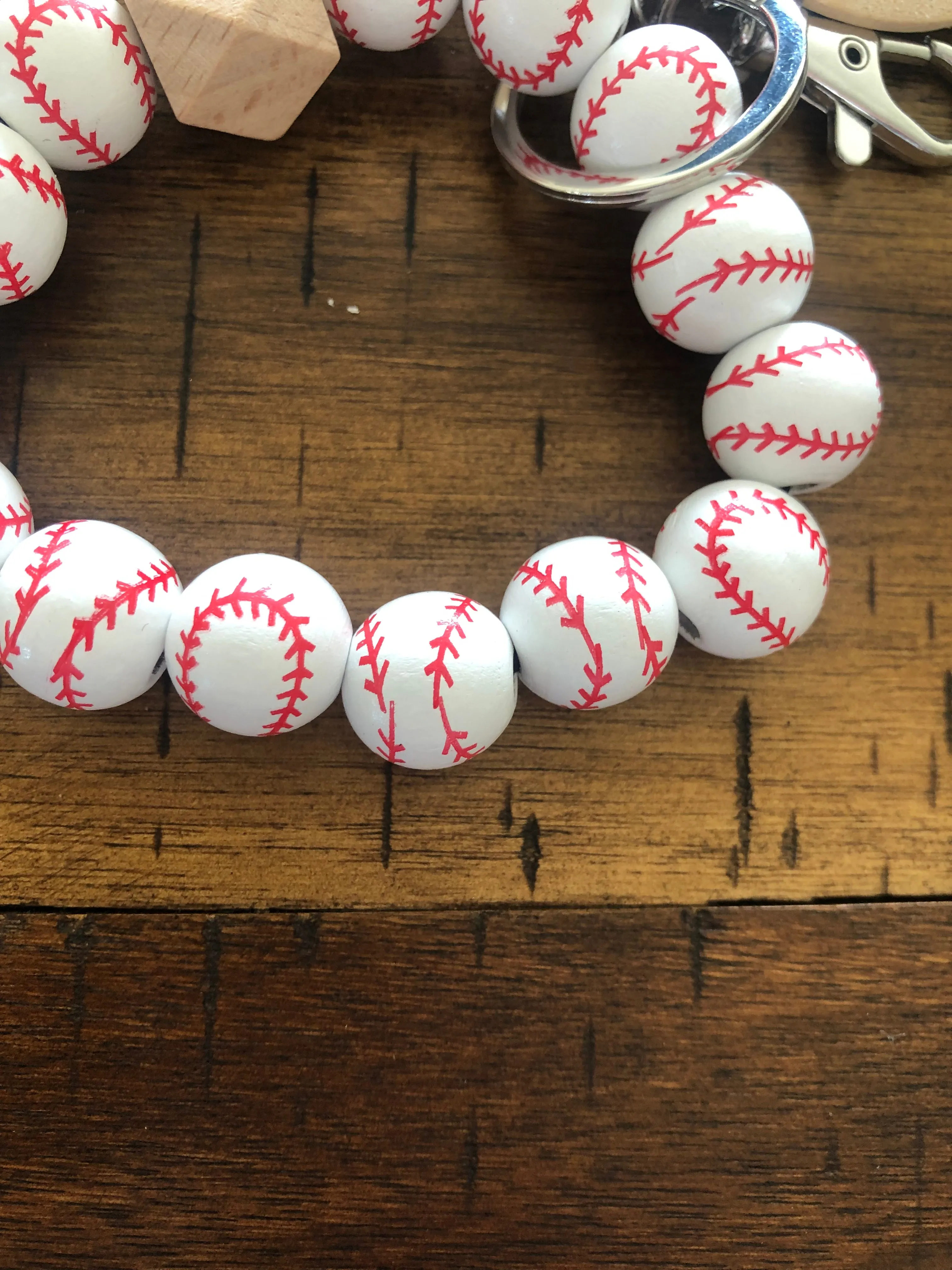 CREATE YOUR OWN - Baseball/Softball Wristlet Keychain (All wristlets- All designs)