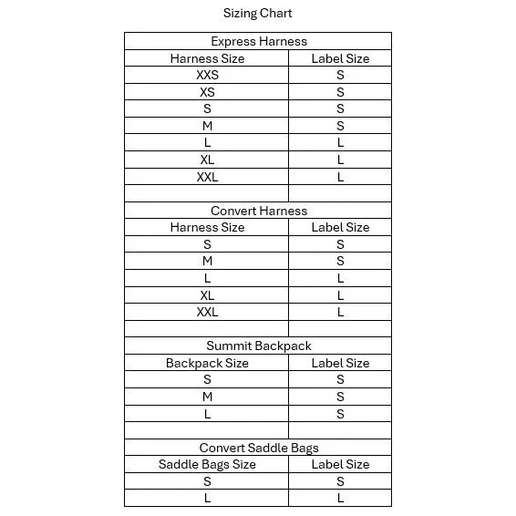 EzyDog Side Patch Label Anxious for Saddle Bags, Convert and Express Harness Large