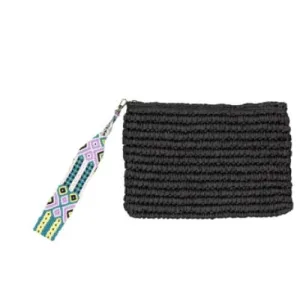 Fallon & Royce Dylan Straw Clutch