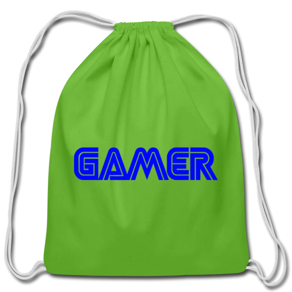 Gamer Word Text Art Cotton Drawstring Bag