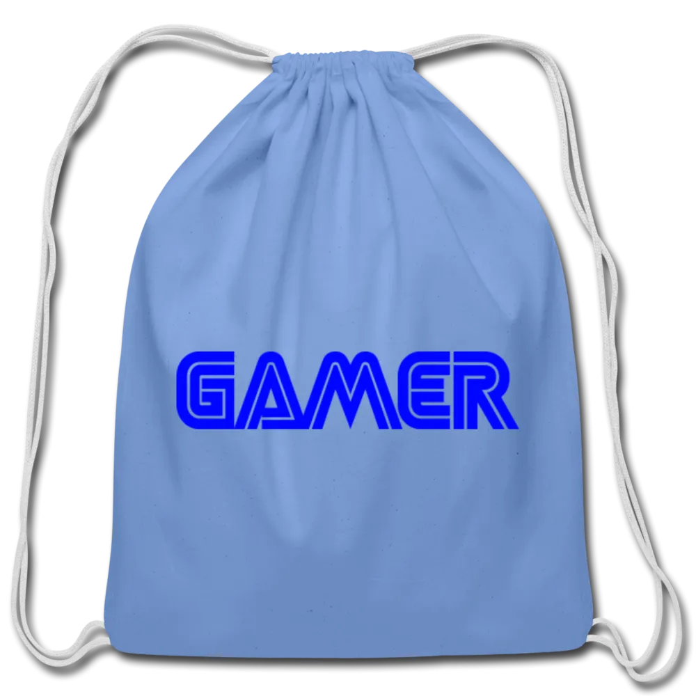 Gamer Word Text Art Cotton Drawstring Bag