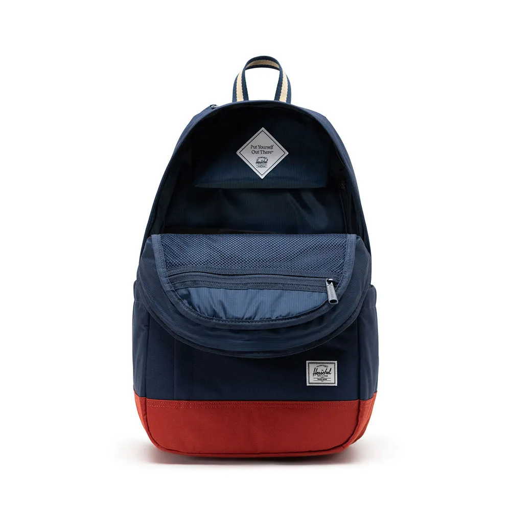 Herschel Seymour Backpack - 25.6L - Black Iris/Red Ochre