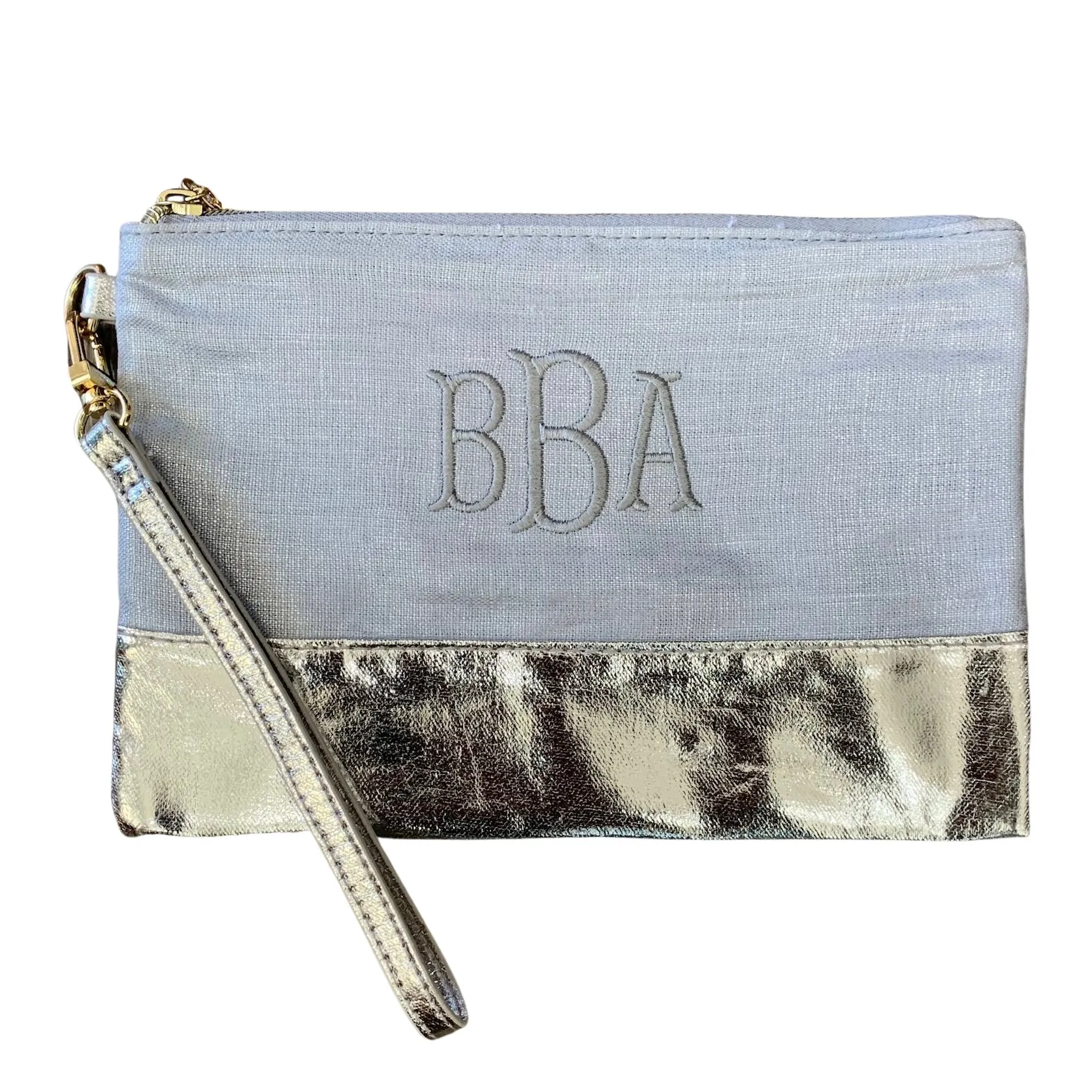 Luxe Metallic Wristlet