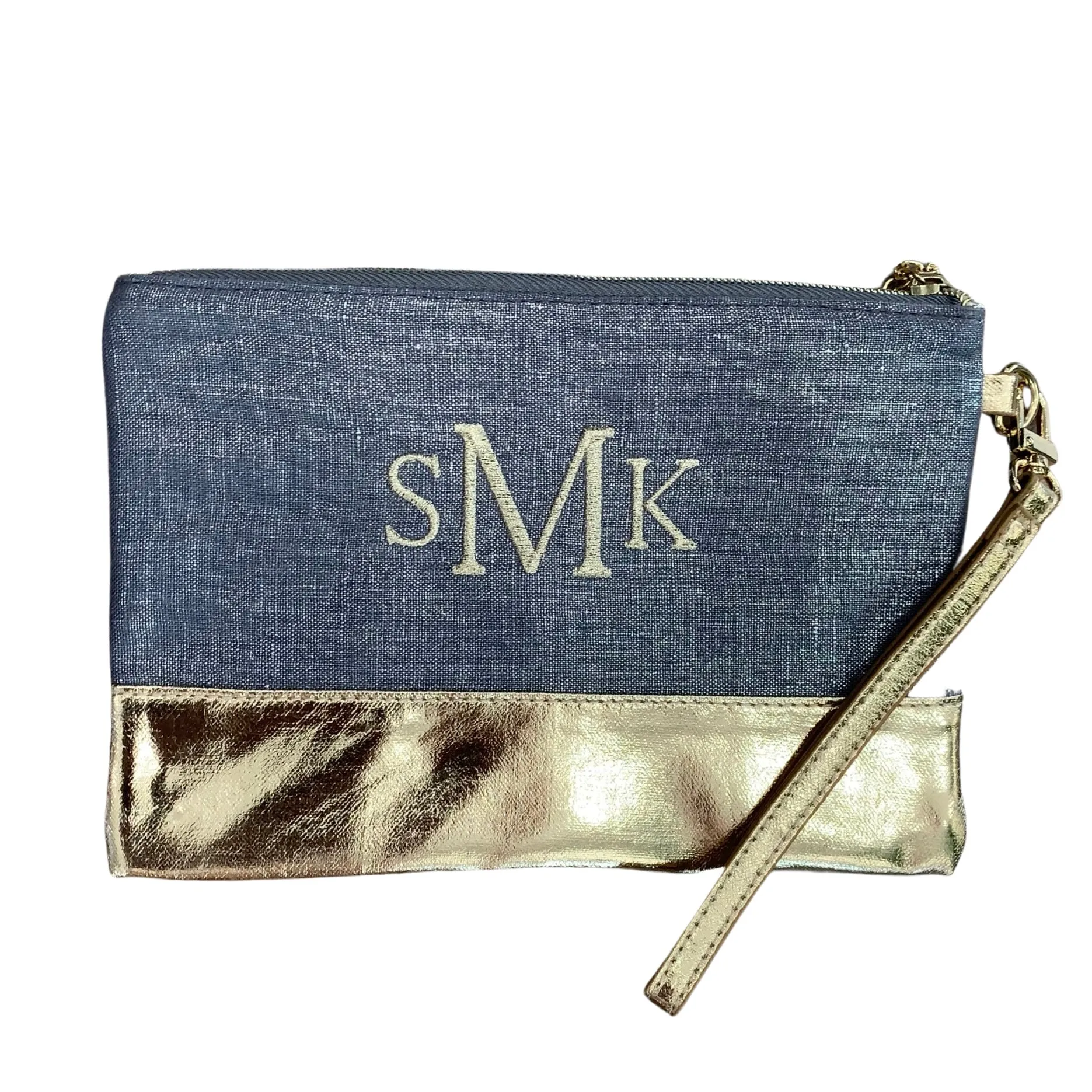 Luxe Metallic Wristlet