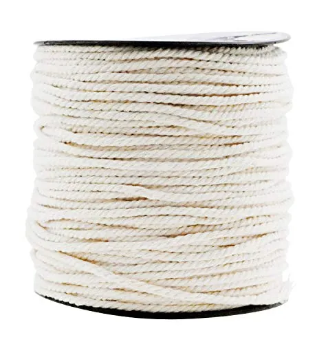 Macrame Cord Cotton Rope Macrame Supplies 3 Ply Twisted Macrame Rope String Yarn for Plant Hanger Wall Hanging Knitting Wedding Dcor by Mandala Crafts