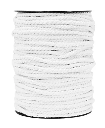 Macrame Cord Cotton Rope Macrame Supplies 3 Ply Twisted Macrame Rope String Yarn for Plant Hanger Wall Hanging Knitting Wedding Dcor by Mandala Crafts