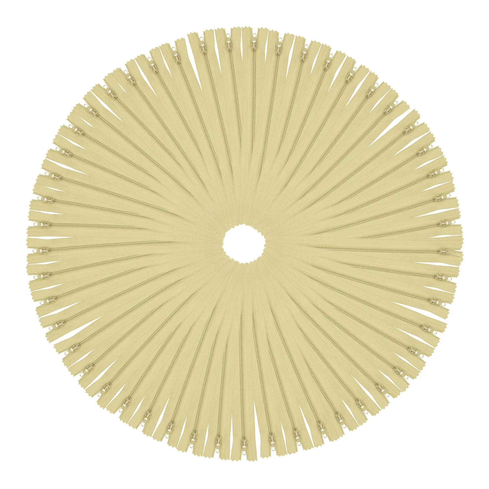 Mandala Crafts Beige Nylon Zippers for Sewing Zipper in Bulk - Beige Zippers Sewing Supplies - Beige Sewing Zippers for Tailor Zipper Replacement