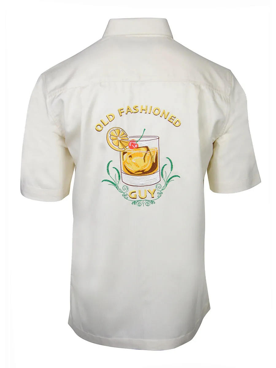 Men's Modal Embroidery Shirt - Old Fashioned Guy