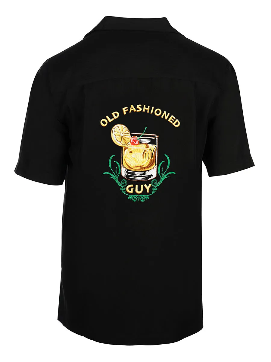 Men's Modal Embroidery Shirt - Old Fashioned Guy