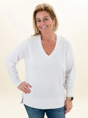 Modern VNeck Weekender in White by Z Supply