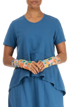 Orange Burst Cotton Wristlets