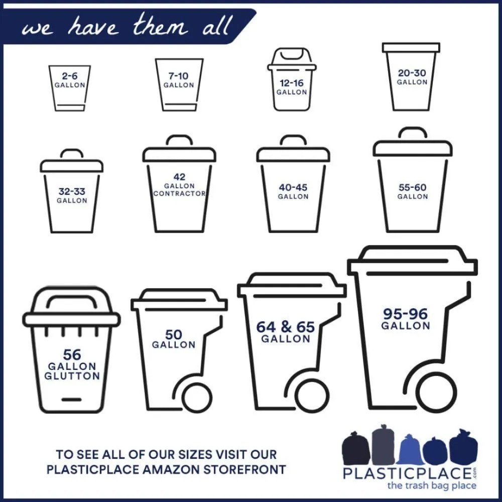 Sample of - 32-33 Gallon Drawstring Bags