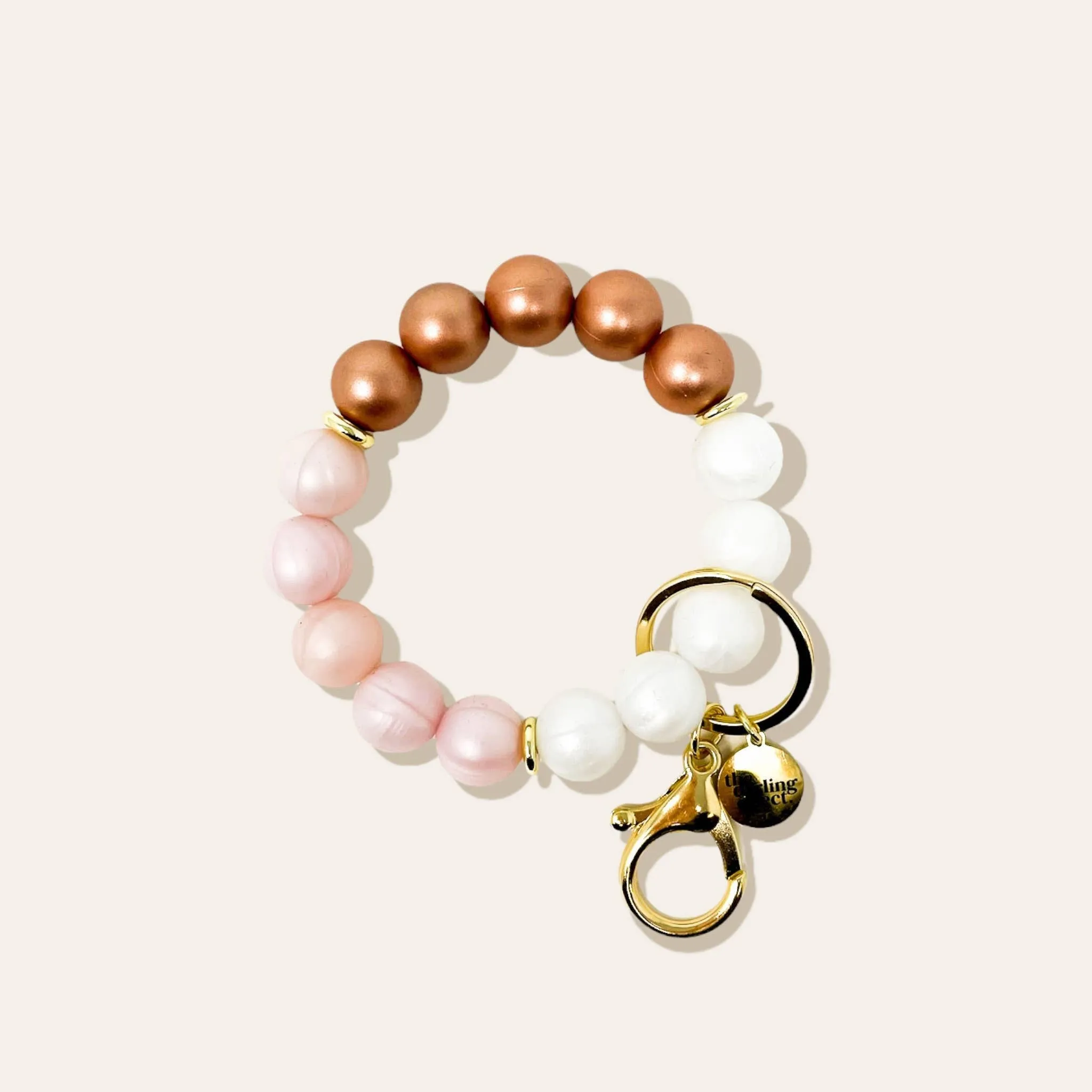 The Darling Effect - Hands-Free Keychain Wristlet - Cheers To Forever
