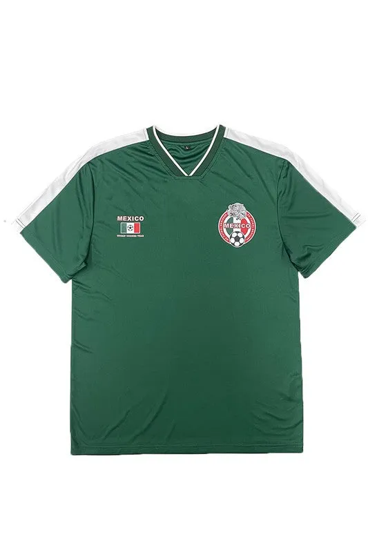 UNISEX MEXICO TEAM WORLD SOCCER JERSEYS TOP